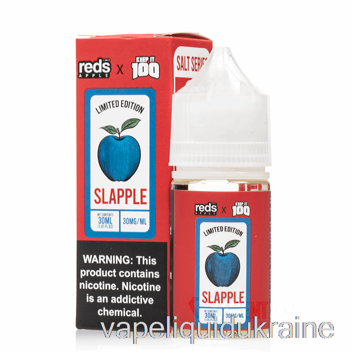 Vape Liquid Ukraine Slapple - 7 Daze x Keep It 100 Salts - 30mL 50mg